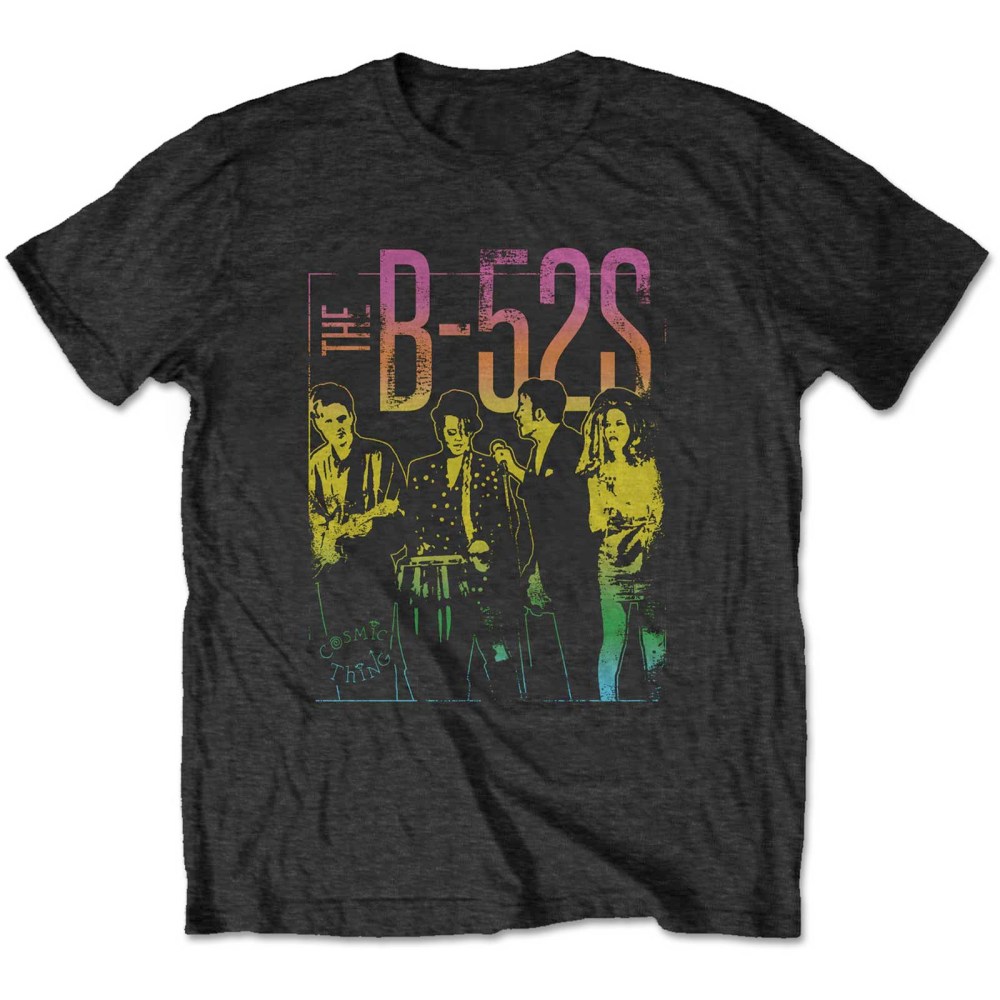 The B52's - Cosmic Thing Heren Tshirt - Zwart